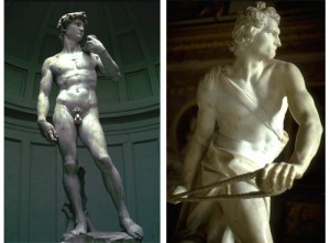 David de Miguel Ángel y David de Bernini