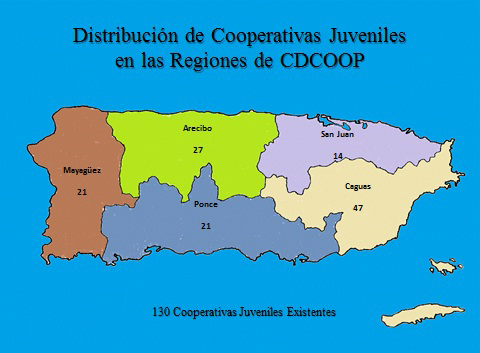 Mapa de Cooperativas Juveniles