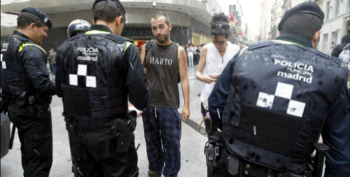 Harto. Puerta del Sol