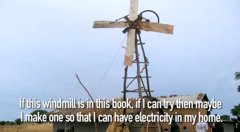 Kamkwamba y sus molinos de viento