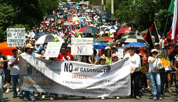 Fundamental la diáspora en la lucha contra el gasoducto