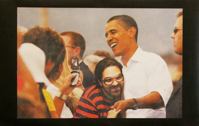 Osvaldo Budet, My first time with Obama, 2008. Foto: osvaldobudet.com