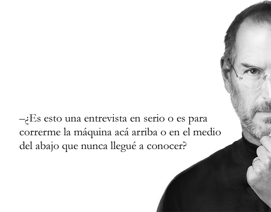 "Entrevista" a Steve Jobs