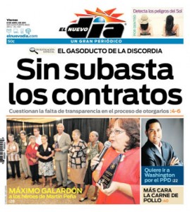 el nuevo día, portada