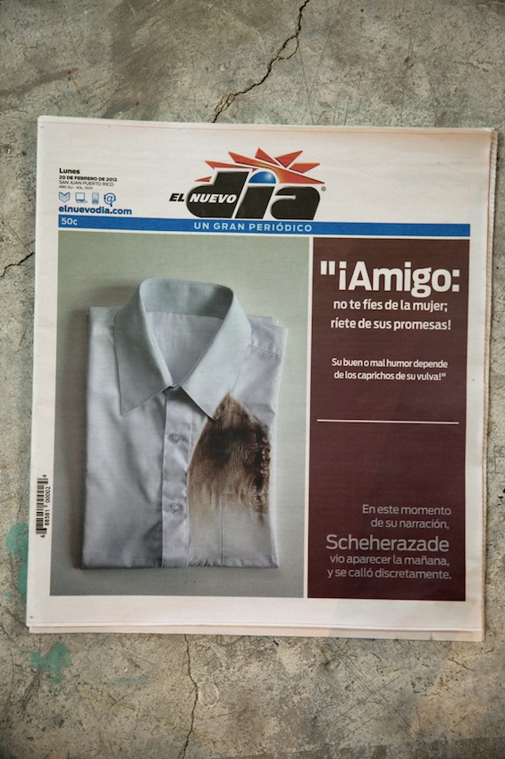 Raquel Torres Arzola, Las mil y una noches, 2012.