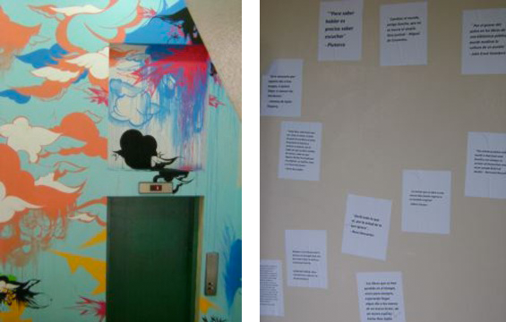 Mural de Sofía Maldonado & Mural de Moisés Rivera, Carlos Ortiz y Abigaíl Burgos