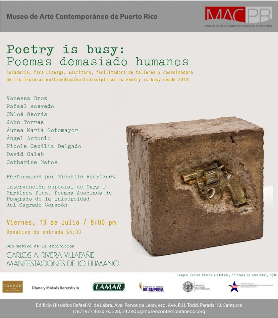 Poetry is busy julio2012