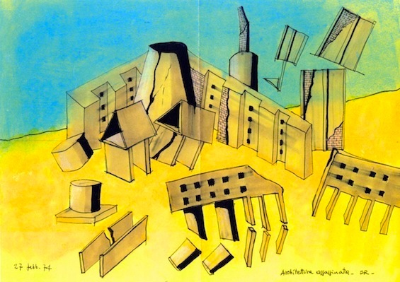 Aldo Rossi, Architettura Assassinata, 1974 (dedicada a Manfredo Tafuri)