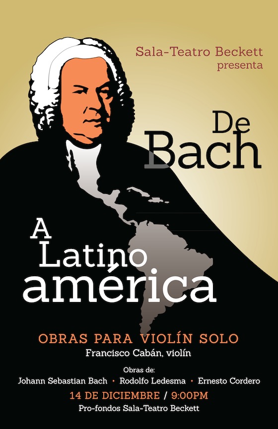 Flyer de Bach a Latinoamerica