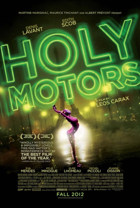 Afiche de "Holy Motors", una película de Leos Carax