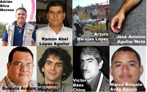 Periodistas mexicanos asesinados