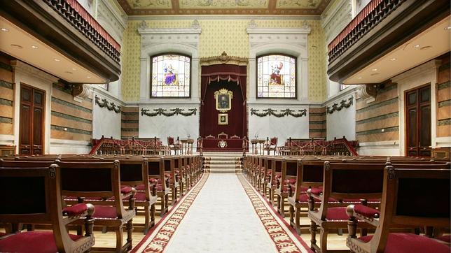Salón principal de la RAE