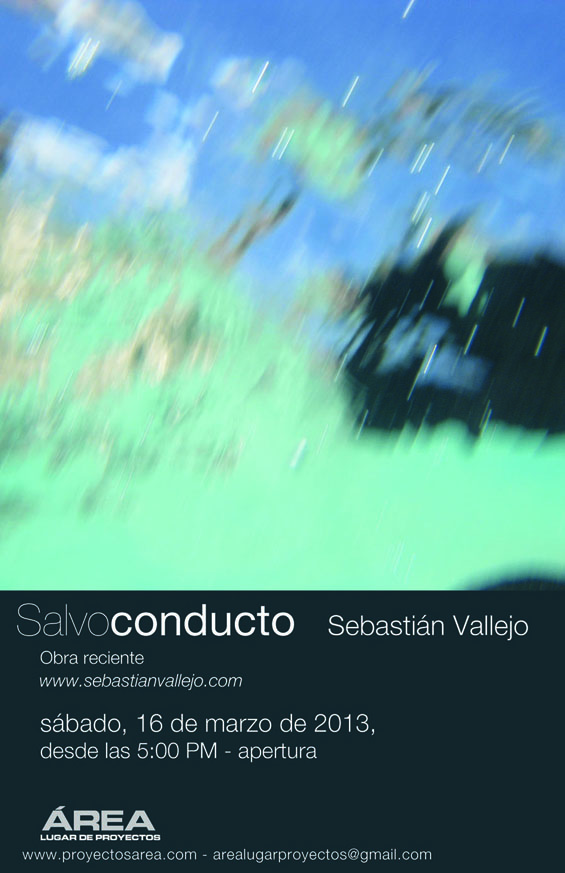 Salvoconducto de Sebastián Vallejo