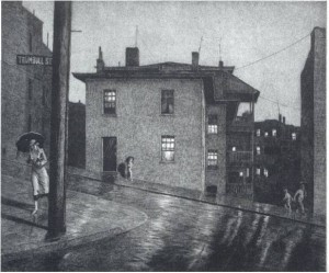 Martin Lewis, Trumbull Street, 1934