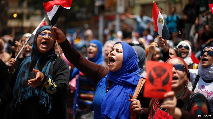 manifestacion en Egipto