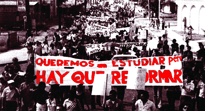 la huelga estudiantil 1973 copy