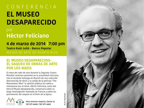 Héctor Feliciano presenta "El Museo Desaparecido"
