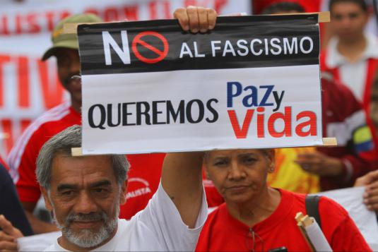 La amenaza fascista en Venezuela