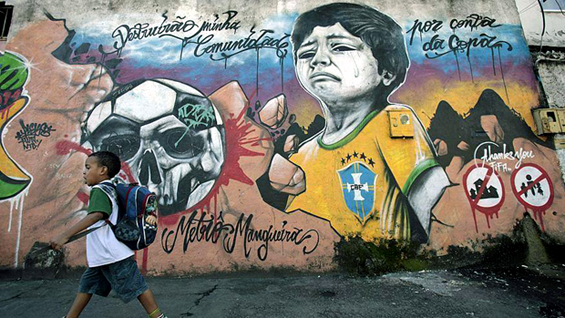 grafiti, brasil copa mundial
