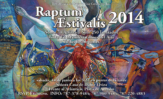 RAPTUM ÆSTIVALIS 2014: más de 70 artistas en escena