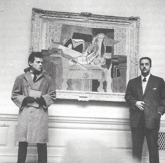 José Luis Cuevas y José Gómez Sicre, Washington, D.C., 1957