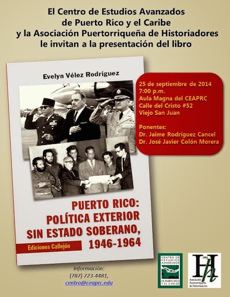 Cartel Presentacion Libro EVR - CEAPRC - 25 sep 14