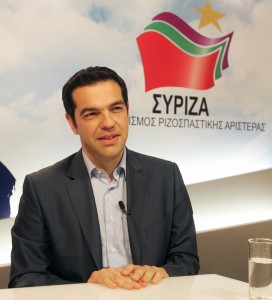 ENTREVISTA DEL LÍDER DE LA IZQUIERDISTA RADICAL SYRIZA EN ATENAS