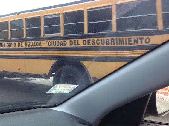 Guagua de Aguada PR por la Familia 16 feb 2015