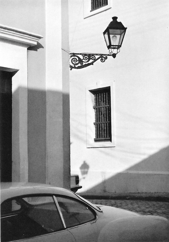 Minor White, “Old Town, San Juan, Puerto Rico” (1973)