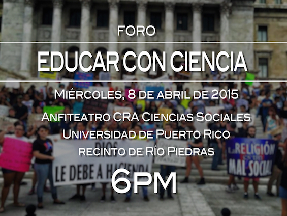 Flyer  Foro Dios le debe a Hacienda