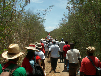 Caminata de la memoria. Guadalupe, 2009.
