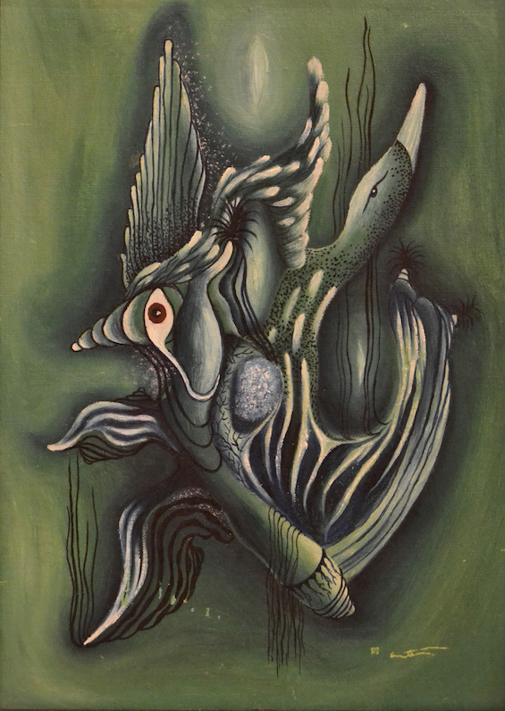 Tocando el Tiempo | óleo sobre lienzo | 1954