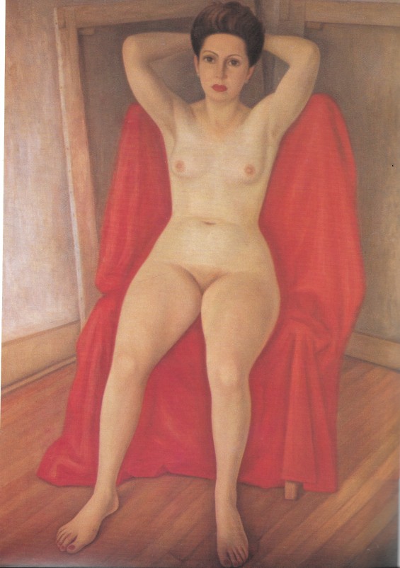 Raúl Anguiano, “Desnudo de Pita Amor” (1948-1950)