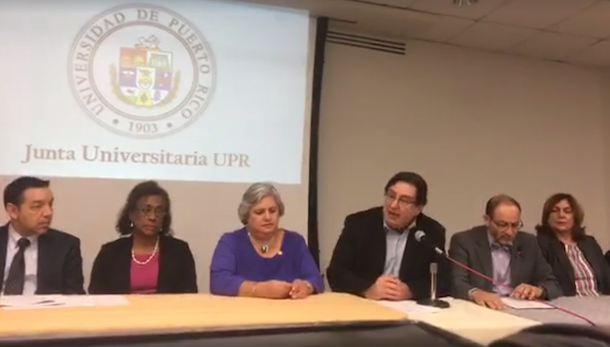 Profesores de Mayagüez y Cayey apoyan gobernanza autoconvocada de la Junta Universitaria