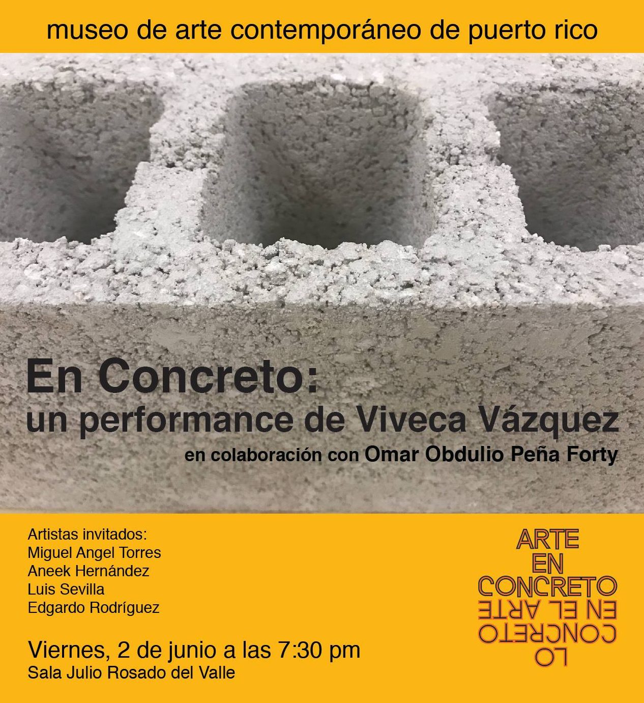 Exhibición "Arte en concreto-lo concreto en el arte"