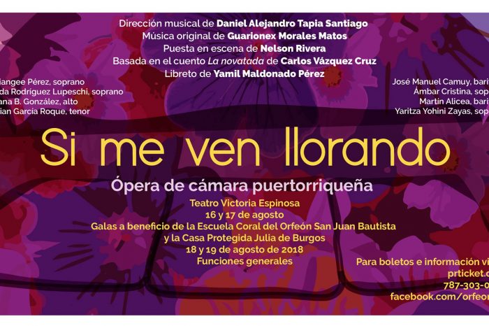 "Si me ven llorando" en el Teatro Victoria Espinosa