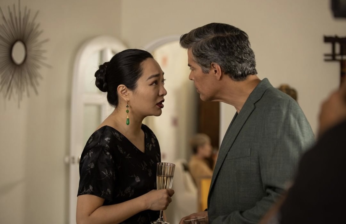 Imagen del film Simone con Kunjue Li y Esai Morales