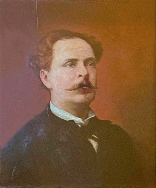 Retrato de Alejandro Tapia y Rivera por Francisco Oller
